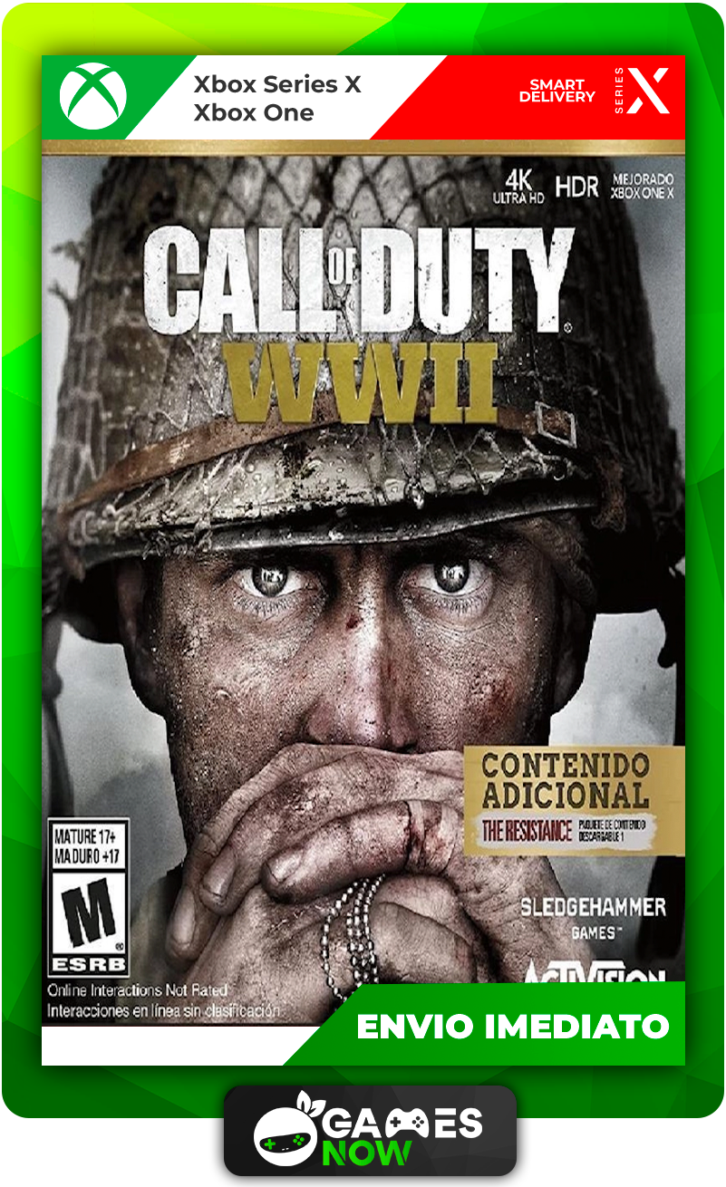 Call Of Duty® Wwii Xbox One Series Games Now 1 Jogo Brinde