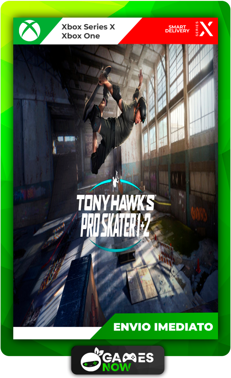 Tony Hawk's Pro Skater 1 + 2 Xbox One | Series XS Mídia Digital